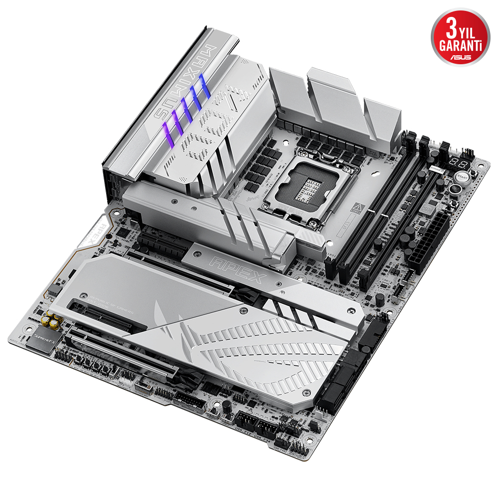 ASUS ROG MAXIMUS Z890 APEX Intel LGA1851 Z890 DDR5 9000+MHz(OC) ATX Gaming (Oyuncu) Anakart