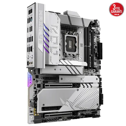 ASUS ROG MAXIMUS Z890 APEX Intel LGA1851 Z890 DDR5 9000+MHz(OC) ATX Gaming (Oyuncu) Anakart