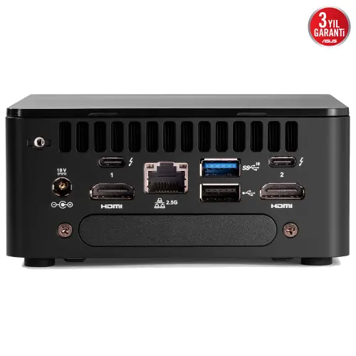 ASUS NUC12 Pro Tall Kit -NUC12WSHI7- Intel Core i7-1260P - Barebone (RAM Yok, Disc Yok) - Cord Yok - Mini Masaüstü PC