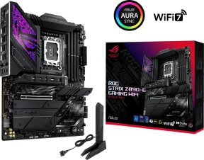 ASUS ROG STRIX Z890-E GAMING WIFI Intel LGA1851 Z890 DDR5 8800+MHz(OC) ATX Gaming (Oyuncu) Anakart