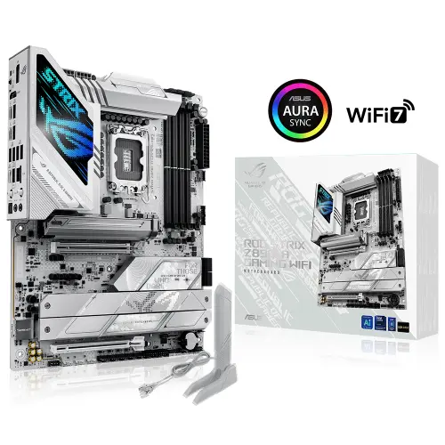 ASUS ROG STRIX Z890-A GAMING WIFI Intel LGA1851 Z890 DDR5 8600+MHz(OC) ATX Gaming (Oyuncu) Anakart