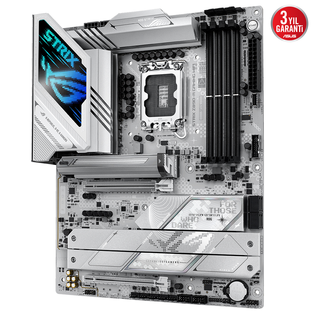 ASUS ROG STRIX Z890-A GAMING WIFI Intel LGA1851 Z890 DDR5 8600+MHz(OC) ATX Gaming (Oyuncu) Anakart