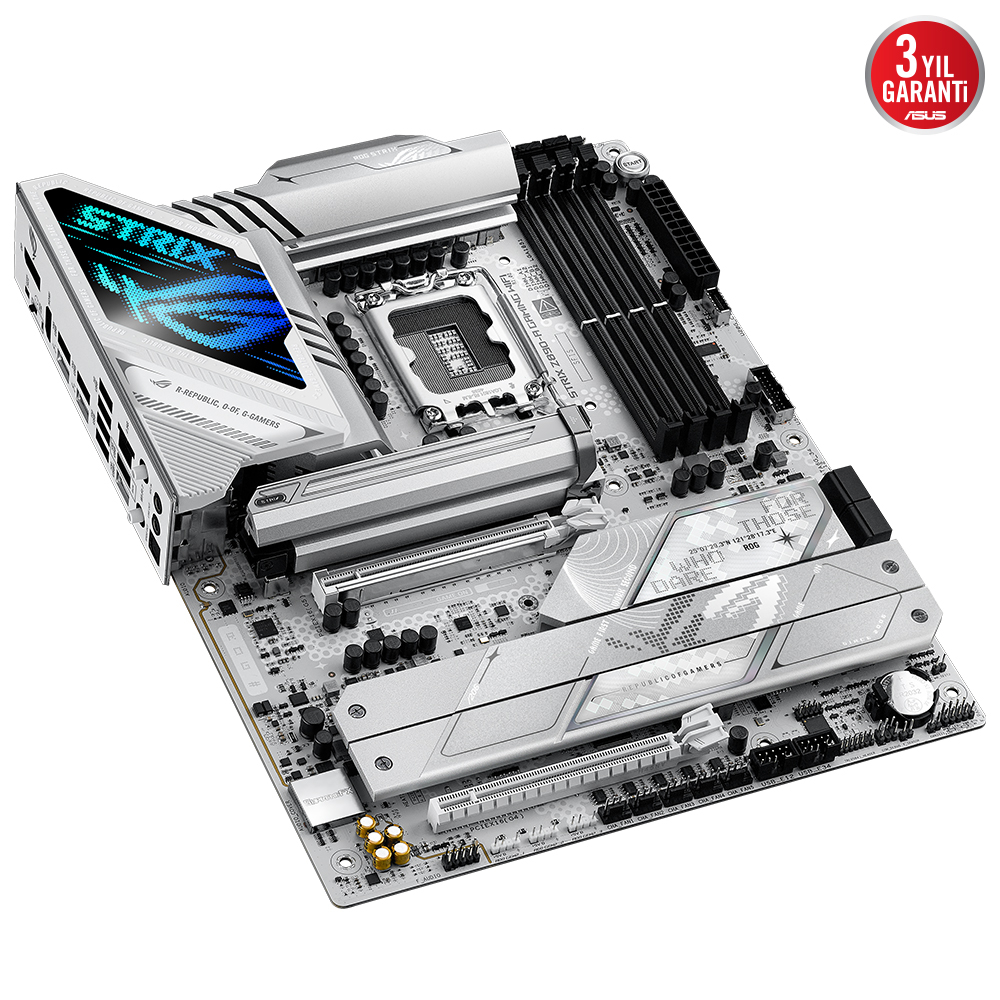 ASUS ROG STRIX Z890-A GAMING WIFI Intel LGA1851 Z890 DDR5 8600+MHz(OC) ATX Gaming (Oyuncu) Anakart
