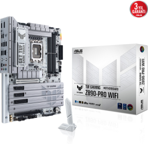 ASUS TUF GAMING Z890-PRO WIFI Intel LGA1851 Z890 DDR5 9066+MHz(OC) ATX Gaming (Oyuncu) Anakart