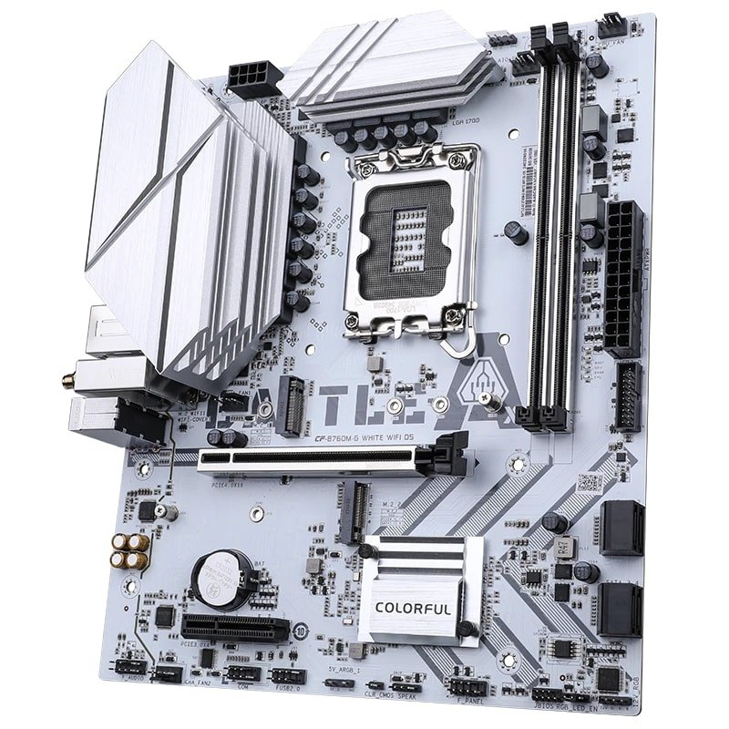 COLORFUL BATTLE-AX B760M-G Beyaz WIFI DDR5 7600MHz mATX Gaming (Oyuncu) Anakart