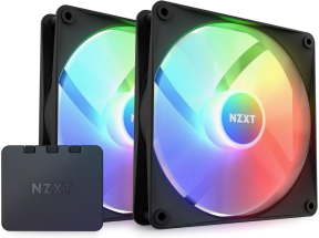 NZXT F140RGB Duo RF-R14DF-B1 140mm İkili Siyah Kasa Fanı