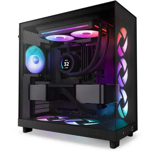 NZXT F280 RGB RF-U28HF-B1 280mm Siyah Kasa Fanı