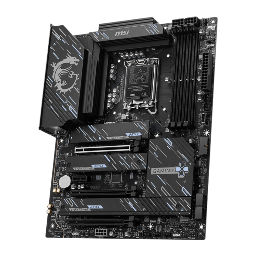MSI Z890 Gaming Plus WIFI Intel Soket 1851 DDR5 9200MHZ (OC) WIFI 7 ATX Gaming (Oyuncu) Anakart