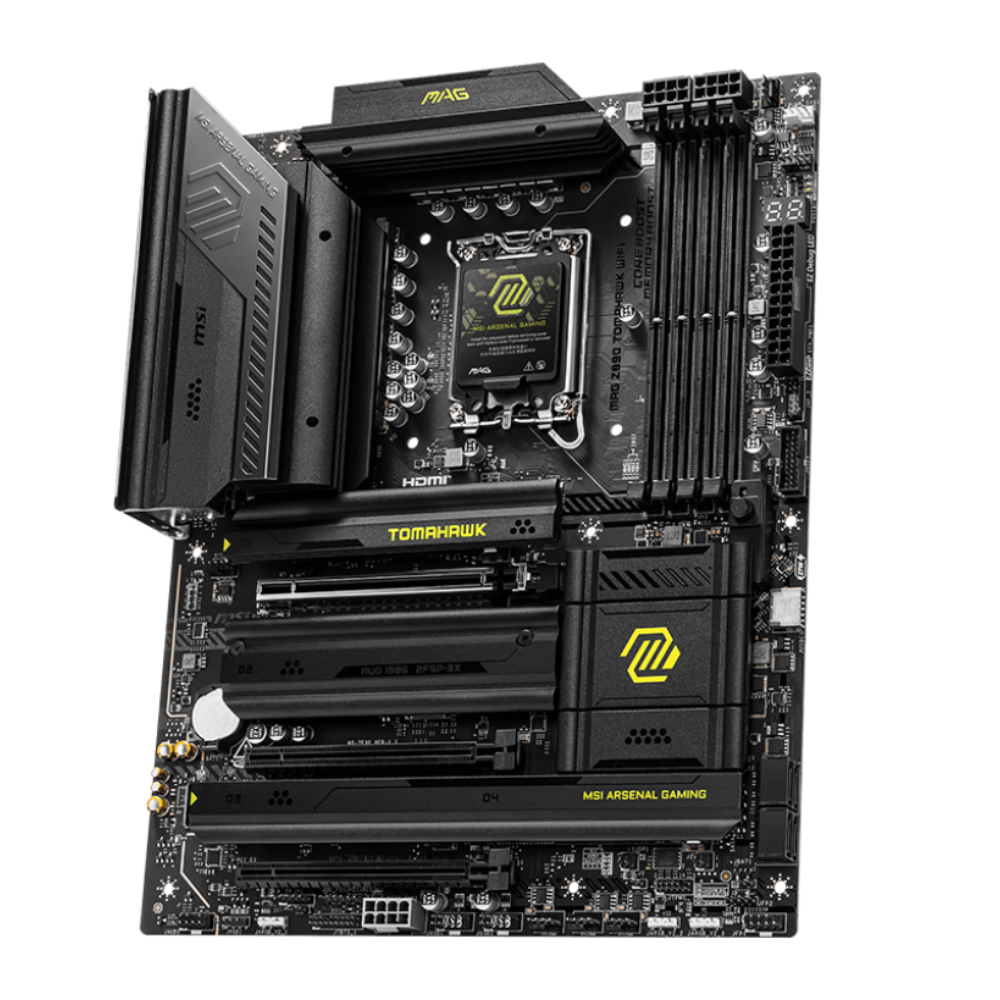 MSI MAG Z890 Tomahawk WIFI DDR5 Intel Z890 Soket 1851 9200(OC)MHz  ATX Gaming (Oyuncu) Anakart