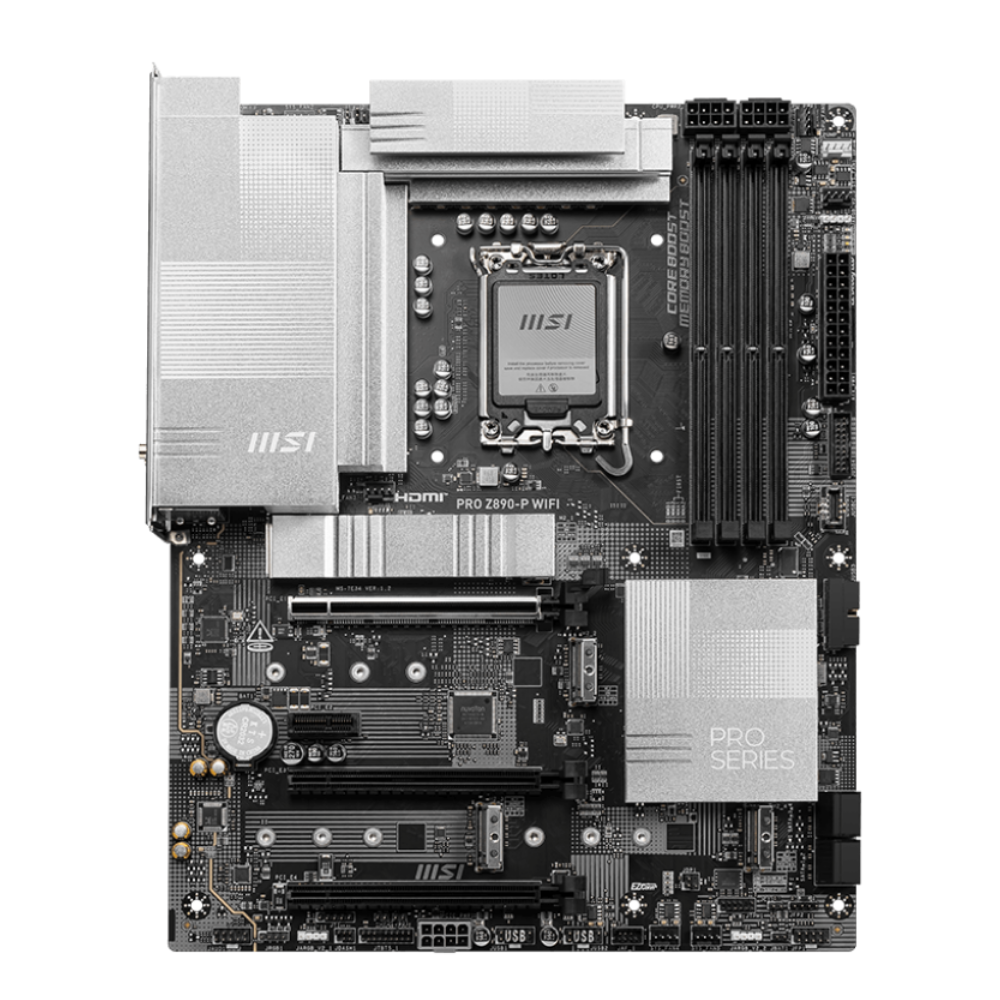 MSI PRO Z890-P WIFI DDR5 Z890 Soket 1851 9200MHZ(OC) WIFI 7 ATX Gaming (Oyuncu) Anakart