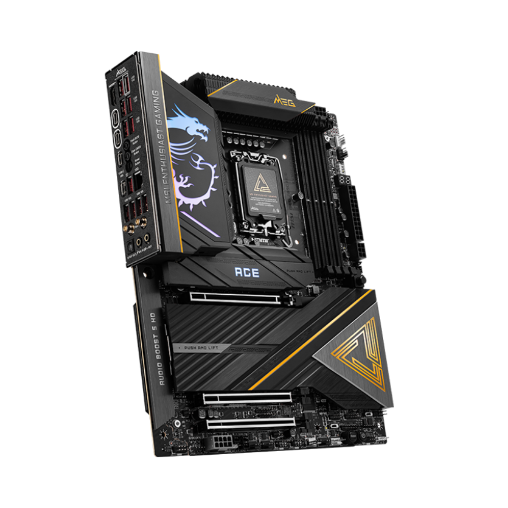 MSI MEG Z890 ACE Soket 1851 DDR5 9200MHZ(OC) WIFI7 ATX Gaming (Oyuncu) Anakart