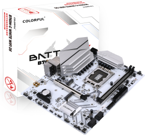COLORFUL BATTLE-AX B760M-G Beyaz WIFI DDR5 7600MHz mATX Gaming (Oyuncu) Anakart