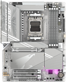 Gigabyte X870 AORUS ELITE WIFI7 ICE Soket AM5 DDR5 8200(OC) ATX Gaming (Oyuncu) Anakart