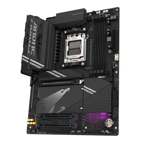 Gigabyte X870 AORUS ELITE WIFI7 Soket AM5 DDR5 8200(OC) ATX Gaming (Oyuncu) Anakart