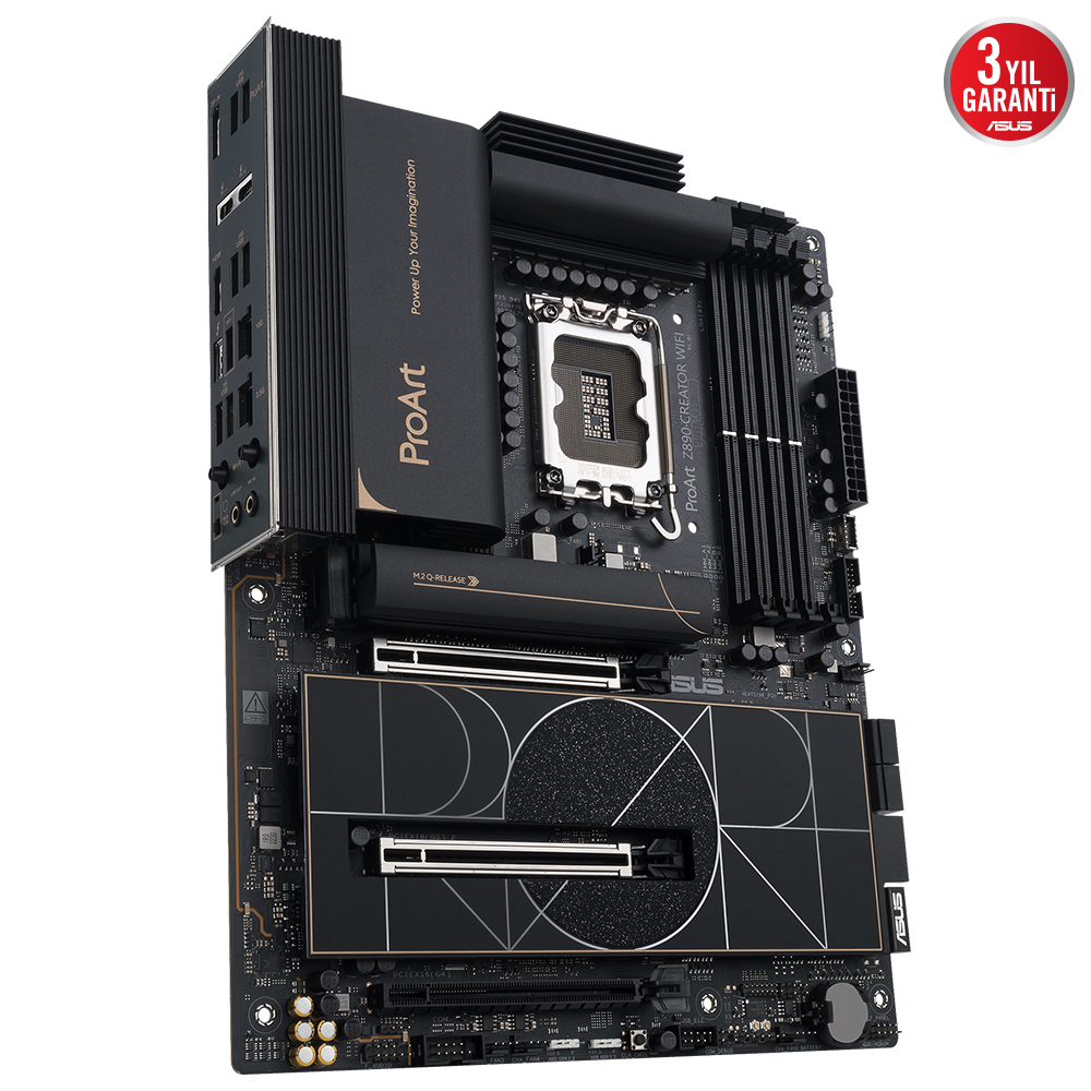 ASUS PROART Z890-CREATOR WIFI Intel LGA1851 Z890 DDR5 9066+MHz(OC) ATX Gaming (Oyuncu) Anakart