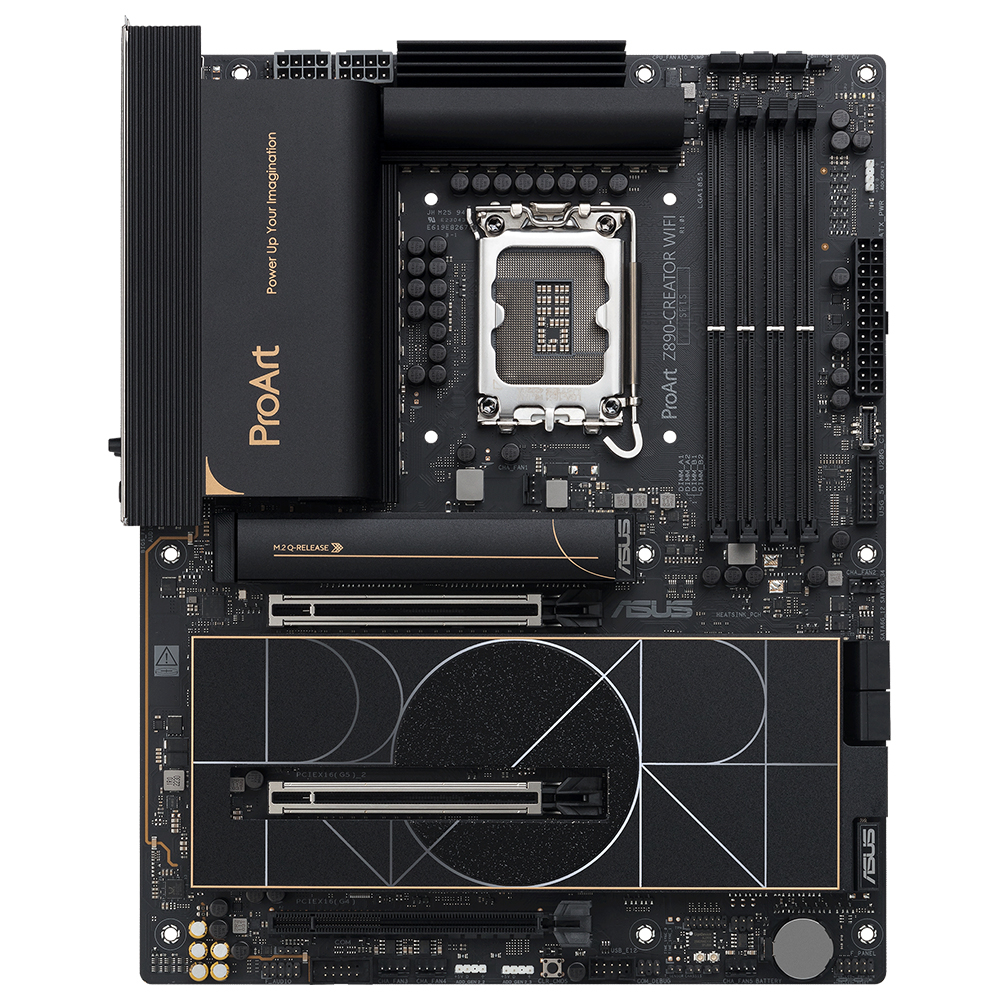 ASUS PROART Z890-CREATOR WIFI Intel LGA1851 Z890 DDR5 9066+MHz(OC) ATX Gaming (Oyuncu) Anakart