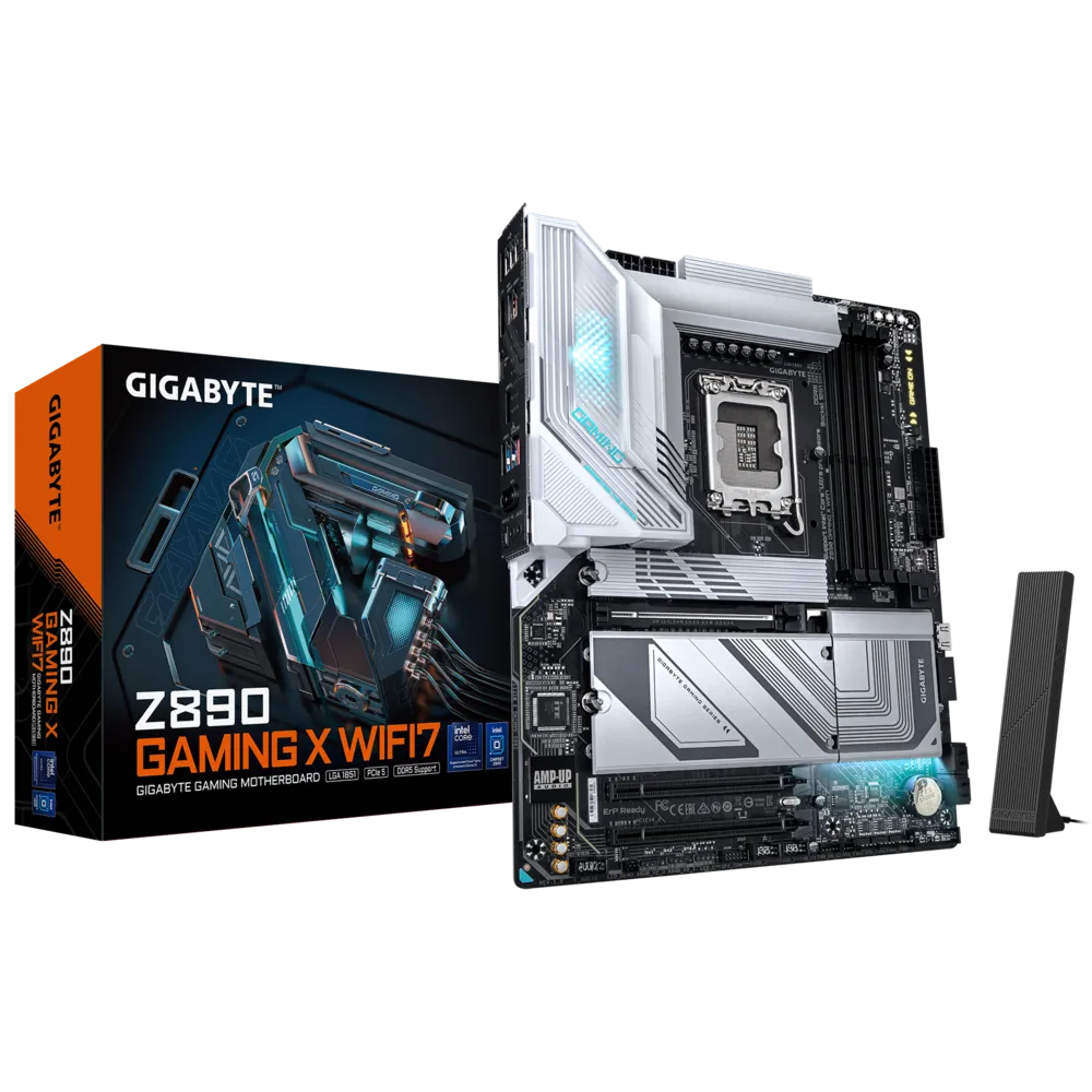 Gigabyte Z890 GAMING X WIFI7 Soket 1851 DDR5 9200(OC) MHz ATX Gaming (Oyuncu) Anakart