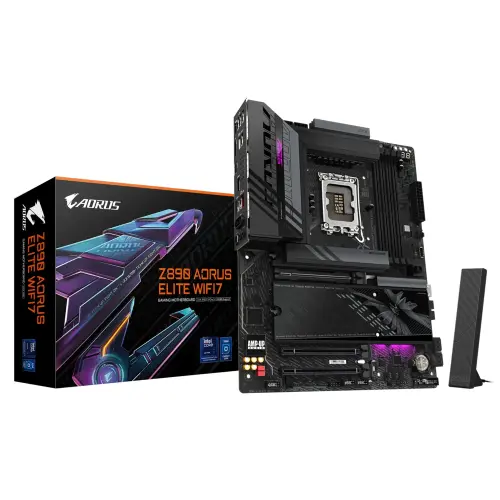 Gigabyte Z890 AORUS ELITE WIFI7  Soket 1851 DDR5 9200(OC) MHz ATX Gaming (Oyuncu) Anakart
