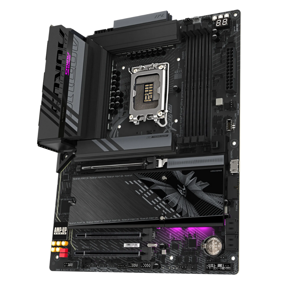 Gigabyte Z890 AORUS ELITE WIFI7 Soket 1851 DDR5 9200(OC) MHz ATX Gaming (Oyuncu) Anakart