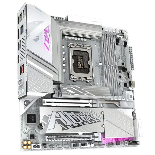 Gigabyte Z890M AORUS ELITE WIFI7 ICE Soket 1851 DDR5 9200(OC) MHz mATX Gaming (Oyuncu) Anakart