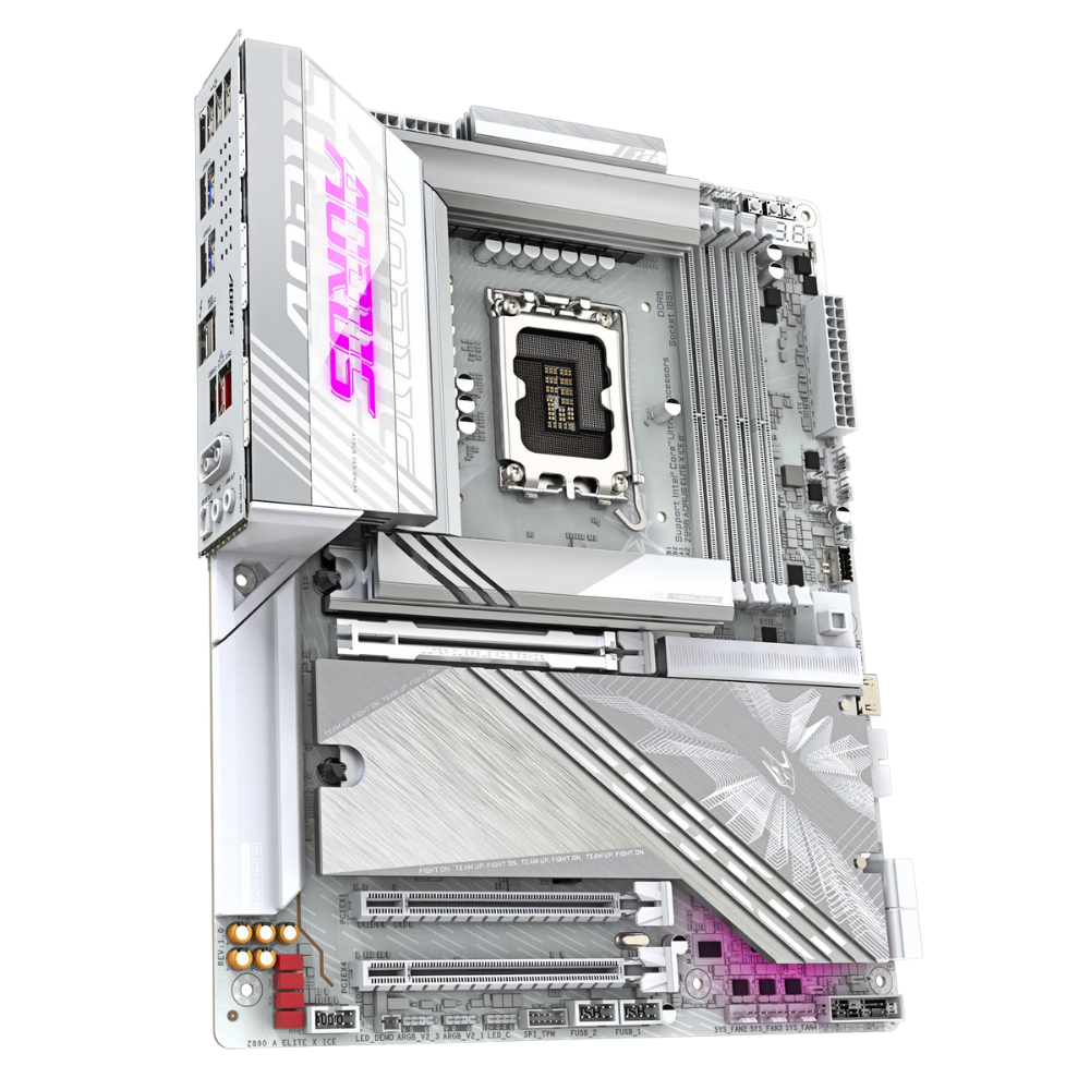 Gigabyte Z890 AORUS ELITE X ICE Soket 1851 DDR5 9500(OC) MHz ATX Gaming (Oyuncu) Anakart