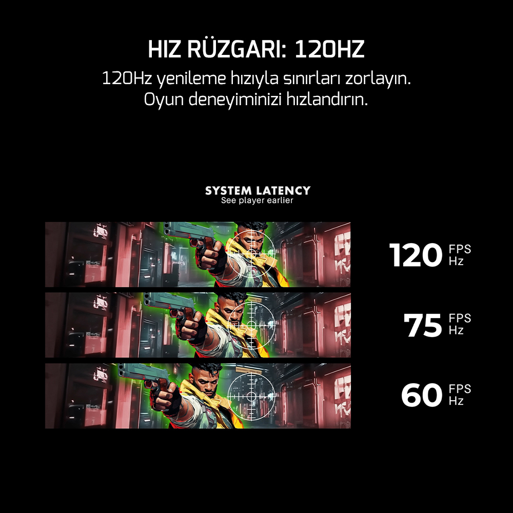 GamePower Vivid F20 27″ 1500R Curved RGB Beyaz 120Hz 1ms FHD Va Panel 2x2W Speaker Gaming Monitör (Sıfır Ölü Piksel Garantili)