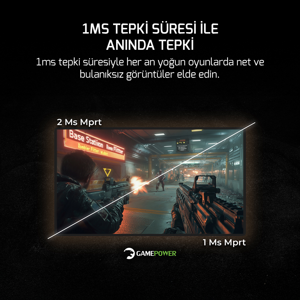 GamePower Vivid F20 27″ 1500R Curved RGB Beyaz 120Hz 1ms FHD Va Panel 2x2W Speaker Gaming Monitör (Sıfır Ölü Piksel Garantili)