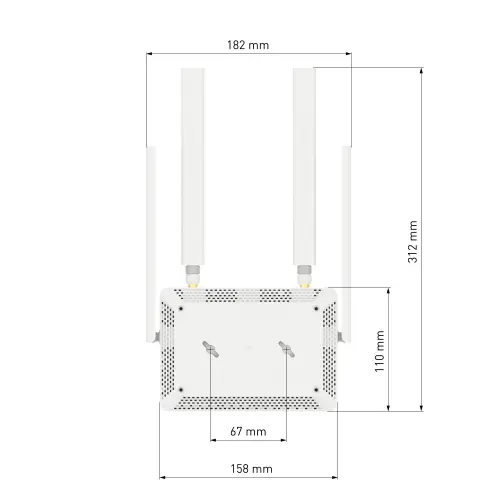 Keenetic Runner KN-2212-01-EU N300 Mesh Wi-Fi 4G Modem Router