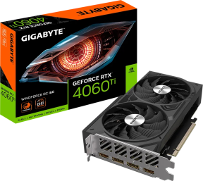 Gigabyte GeForce RTX 4060 Ti Windforce OC 16G GV-N406TWF2OC-16GD 128Bit DX12 DLSS 3 Gaming (Oyuncu) Ekran Kartı