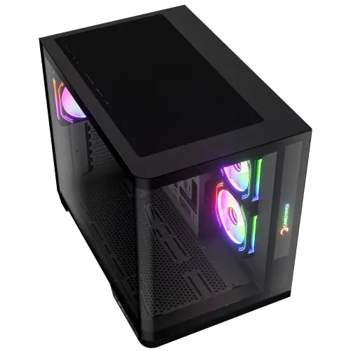 GamePower Warcry Vertex 3xARGB Kavisli Temper Cam 750W +80 Type-C ATX Gaming Kasa 
