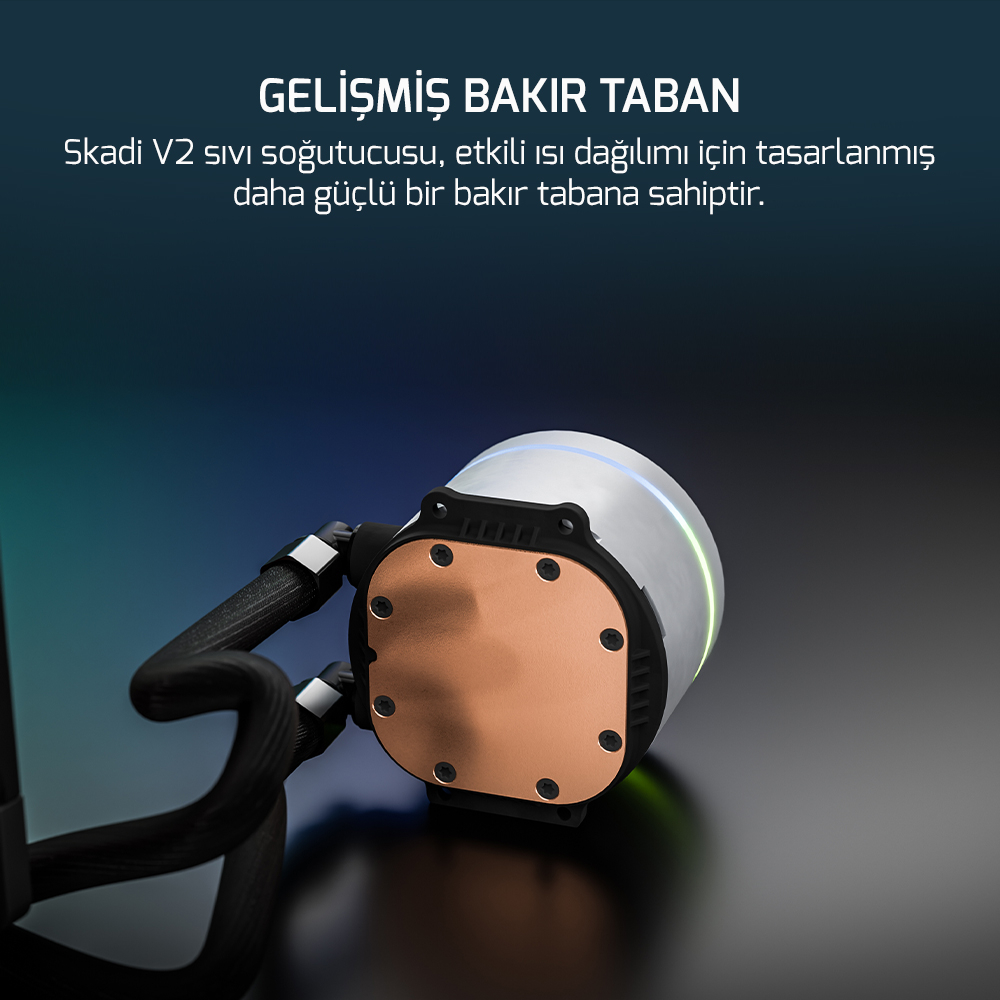 GamePower Skadi V2 360 ARGB 360mm Sıvı İşlemci Soğutucusu AM5 ve LGA1700 Uyumlu