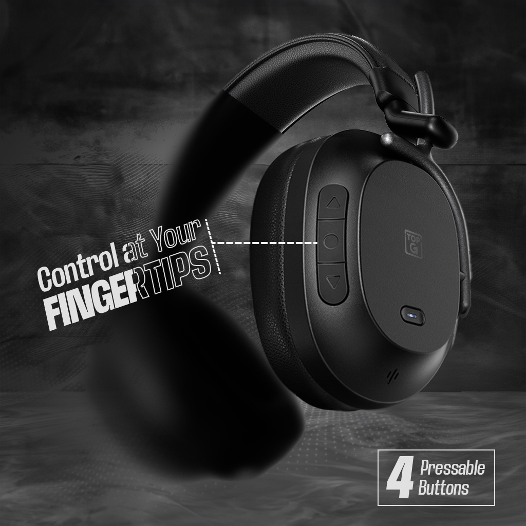 TopG Vox Dynamic Wave ANC Bluetooth Kulaklık (Hardcase Çanta Hediyeli)