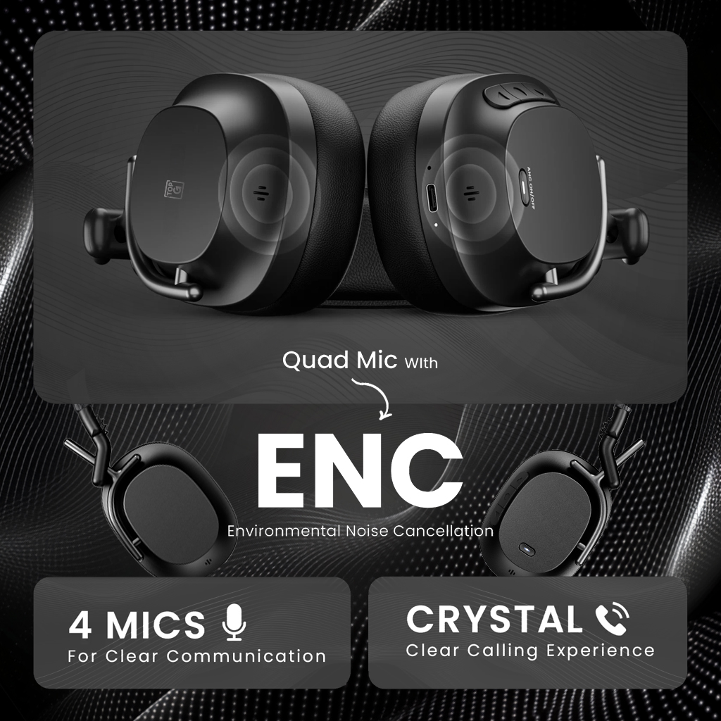 TopG Vox Dynamic Wave ANC Bluetooth Kulaklık (Hardcase Çanta Hediyeli)
