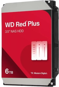 WD Red Plus WD60EFPX 6TB 5400RPM 256MB SATA3 Harddisk