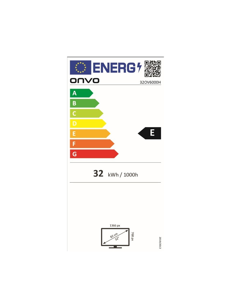 Onvo 32OV6000H HD 32″ 82 Ekran Uydu Alıcılı Android Smart LED TV