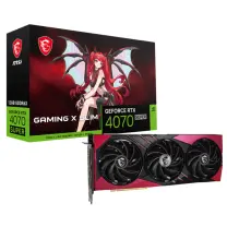 MSI GeForce RTX 4070 SUPER 12G GAMING X SLIM MIGHTY ACTION GDDR6X 192Bit DX12 Gaming (Oyuncu) Ekran Kartı
