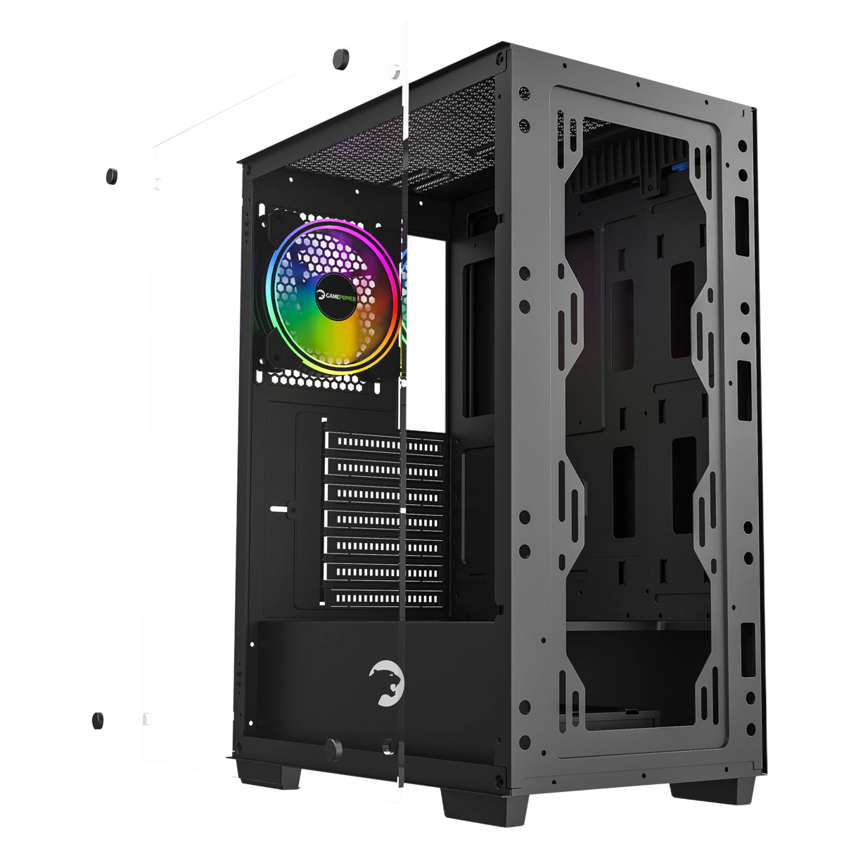 GamePower Flex 4*120mm A-RGB Fan ATX 650W 80+ Bronze Gaming Kasa 