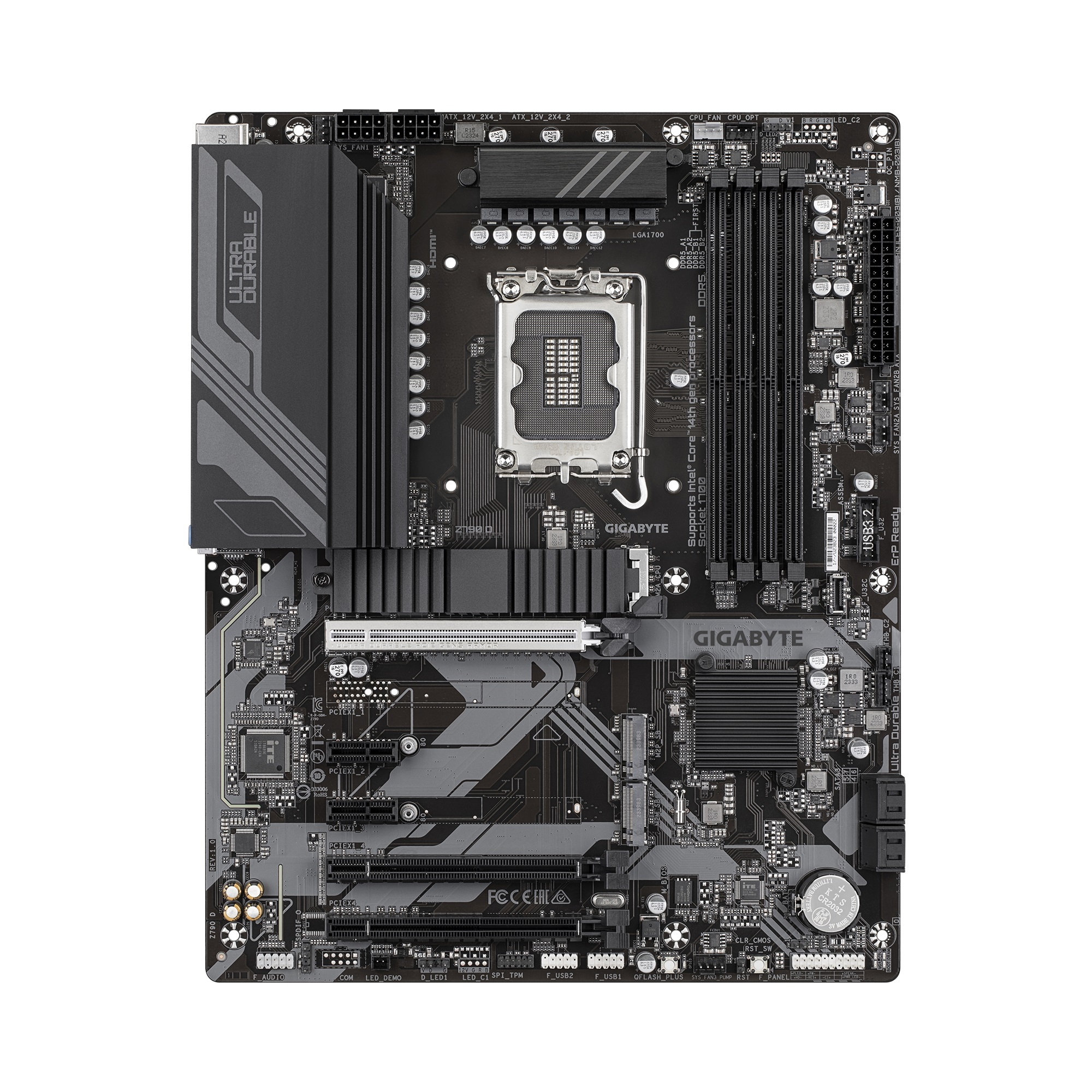 Gigabyte Z790 D INTEL LGA 1700 DDR5 7600(OC)MHz ATX Gaming (Oyuncu) Anakart