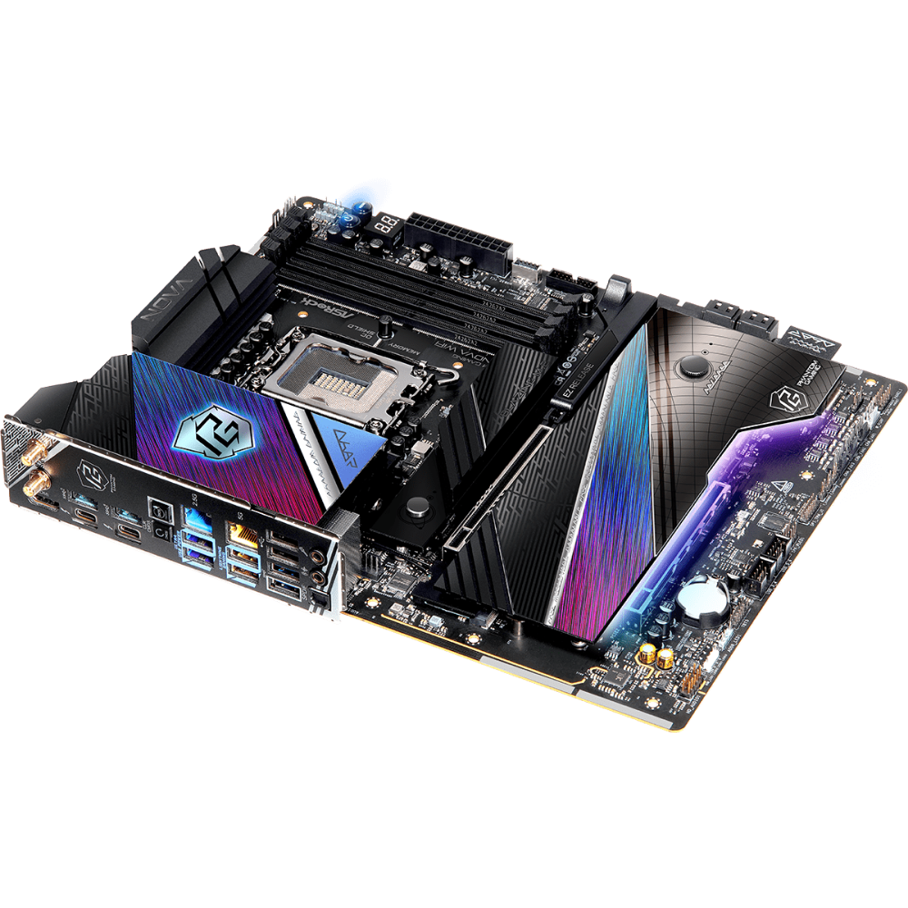 Asrock PHANTOM GAMING Z890 Nova WiFi LGA1851 DDR5 9600MHz+(OC) ATX Gaming (Oyuncu) Anakart