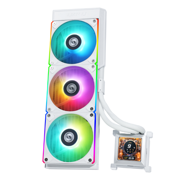 Lian Li Hydro-Shift LCD 360 Beyaz İşlemci Sıvı Soğutma (FANSIZ) (G89.GHSLCD36NW.00)