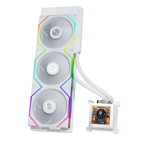 Lian Li Hydro-Shift LCD 360 Beyaz İşlemci Sıvı Soğutma (FANSIZ) (G89.GHSLCD36NW.00)