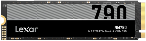 Lexar NM790 1TB Gen4x4 7400/6500MB/sn NVMe PCIe M.2 SSD (LNM790X001T-RNNNG)