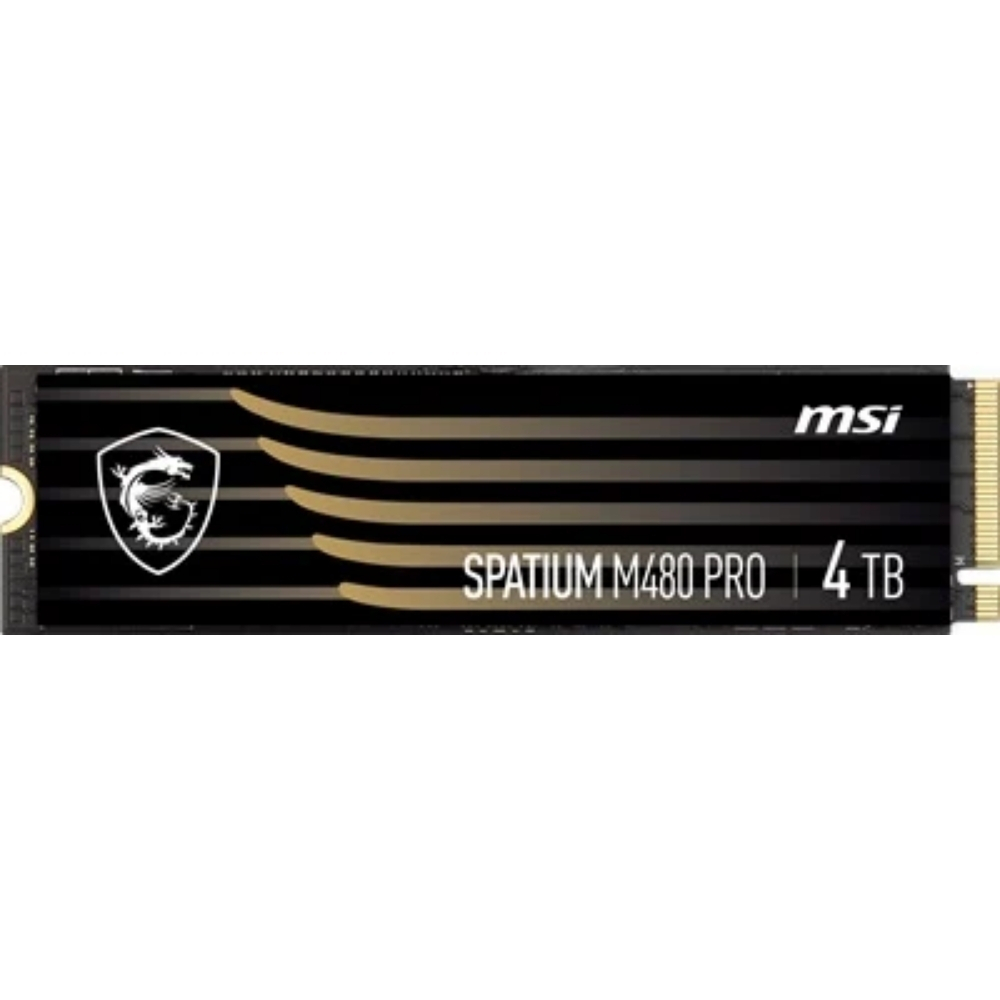 MSI Spatium M480 Pro 4TB PCIe 4.0 NVMe M.2 7400/7000MB/s SSD