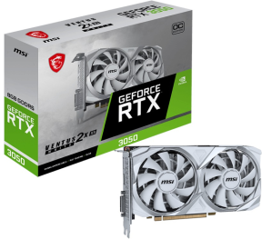 MSI GeForce RTX 3050 VENTUS 2X XS 8G OC GDDR6 128bit DX12 White Gaming (Oyuncu) Ekran Kartı
