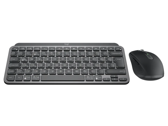 Logitech MX Keys Mini Combo For Business Kablosuz Türkçe Q Siyah Klavye - 920-011063