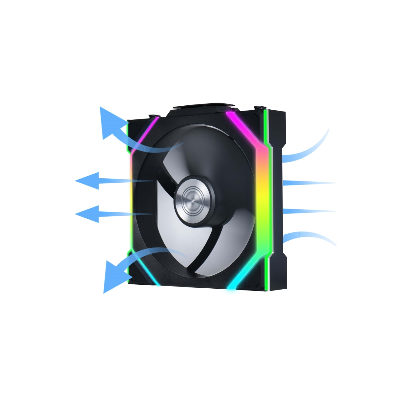 Lian Li UNI FAN REVERSE SL WIRELESS 3x120mm Siyah Kasa Fanı (G99.12RSL1W3B.00)