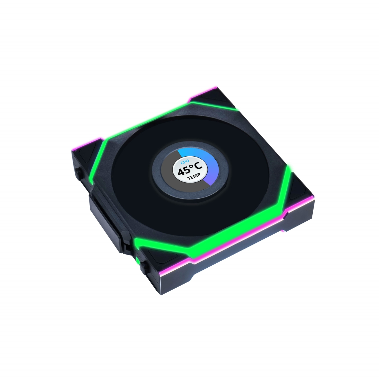 Lian Li UNI FAN SL WIRELESS LCD 1x120mm Siyah Kasa Fanı (G99.12SLLCD1W1B.00)