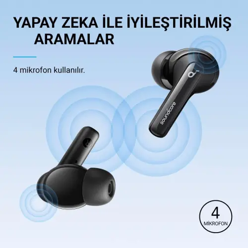 Anker SoundCore Life Note 3i TWS ANC Siyah Kulak İçi Bluetooth Kulaklık