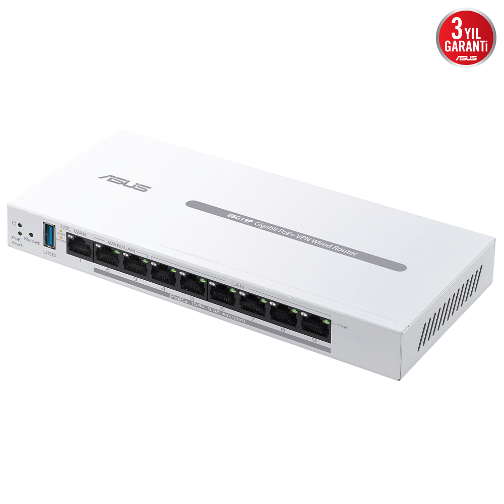 ASUS ExpertWiFi EBG19P Gigabit PoE + VPN Router