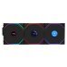 Lian Li UNI FAN REVERSE TL WIRELESS LCD 3x120mm Siyah Kasa Fanı (G99.12RTLLCD1W3B.00)